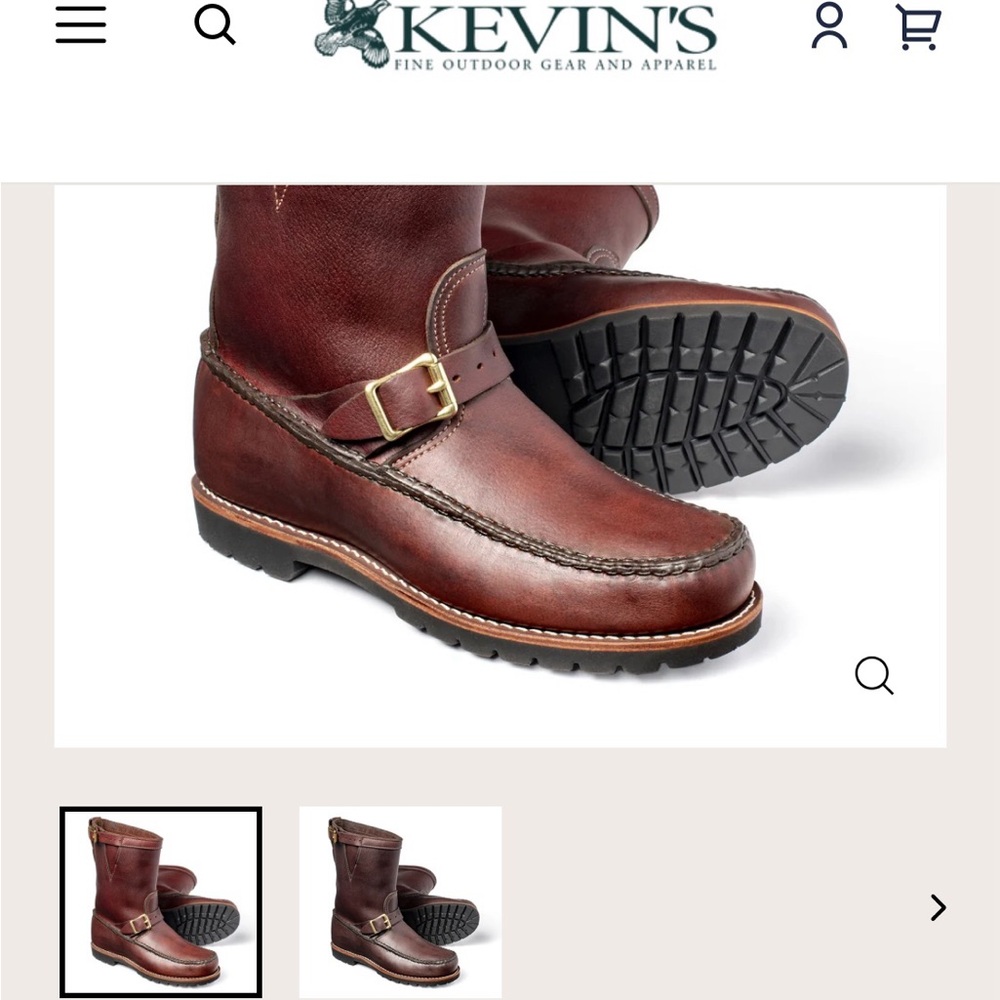 Men’s Authentic Gokey USA Leather Boots, size 11.5